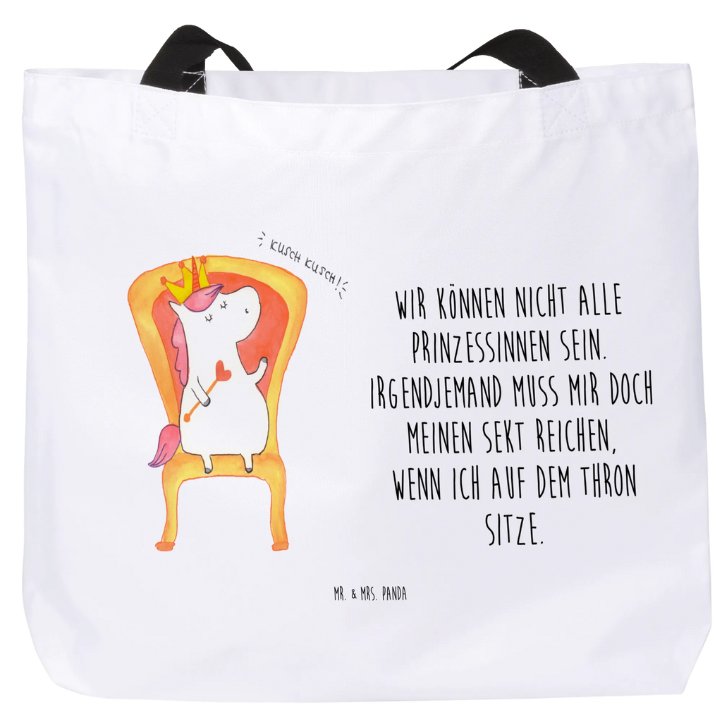 Shopper Einhorn König Beutel, Einkaufstasche, Tasche, Strandtasche, Einkaufsbeutel, Shopper, Schultasche, Freizeittasche, Tragebeutel, Schulbeutel, Alltagstasche, Einhorn, Einhörner, Einhorn Deko, Pegasus, Unicorn, König, Präsident, Bundeskanzler, Herrscher, Kaiser, Prinzessin, Krone