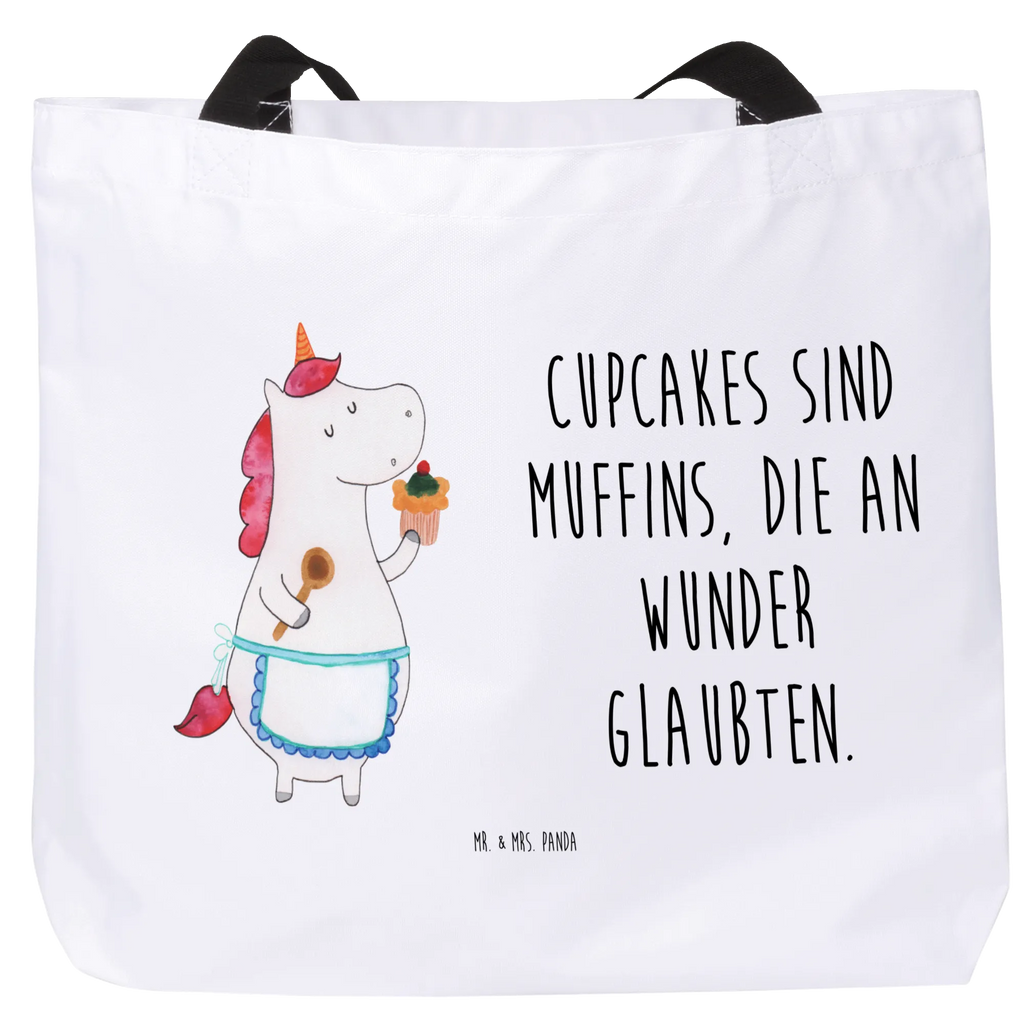 Shopper Einhorn Küchenfee Beutel, Einkaufstasche, Tasche, Strandtasche, Einkaufsbeutel, Shopper, Schultasche, Freizeittasche, Tragebeutel, Schulbeutel, Alltagstasche, Einhorn, Einhörner, Einhorn Deko, Unicorn, backen, Muffin, Motivation, Träumer, träumen, Bäckerin, Hobbykoch, Koch, Torte, Kuchen