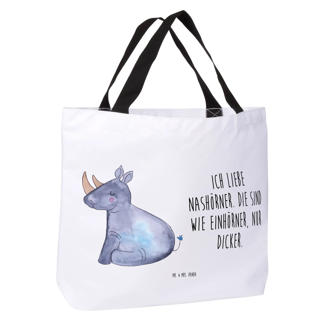 Shopper Einhorn Nashorn Beutel, Einkaufstasche, Tasche, Strandtasche, Einkaufsbeutel, Shopper, Schultasche, Freizeittasche, Tragebeutel, Schulbeutel, Alltagstasche, Einhorn, Einhörner, Einhorn Deko, Unicorn, Regenbogen, witzig, lustig, Zoo, Glitzer, Einhornpower, Erwachsenwerden, Nashorn, Nashörner