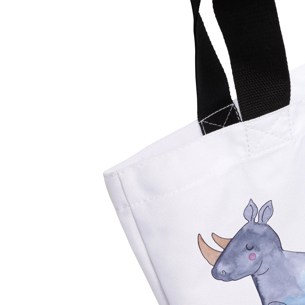 Shopper Einhorn Nashorn Beutel, Einkaufstasche, Tasche, Strandtasche, Einkaufsbeutel, Shopper, Schultasche, Freizeittasche, Tragebeutel, Schulbeutel, Alltagstasche, Einhorn, Einhörner, Einhorn Deko, Unicorn, Regenbogen, witzig, lustig, Zoo, Glitzer, Einhornpower, Erwachsenwerden, Nashorn, Nashörner