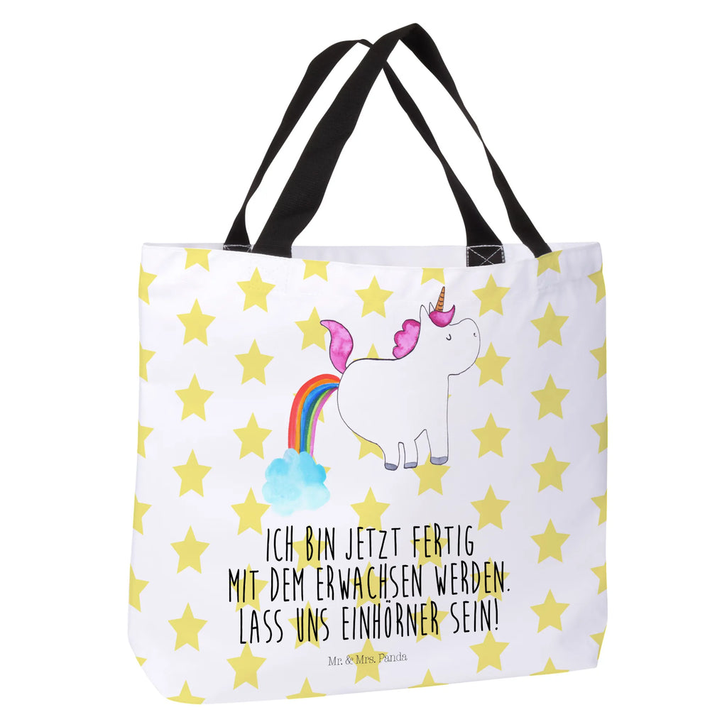 Shopper Einhorn Pupsen Beutel, Einkaufstasche, Tasche, Strandtasche, Einkaufsbeutel, Shopper, Schultasche, Freizeittasche, Tragebeutel, Schulbeutel, Alltagstasche, Einhorn, Einhörner, Einhorn Deko, Pegasus, Unicorn, Pups, Regenbogen, Glitzer, Einhornpower, Erwachsenwerden, Spaß, lustig, Freundin