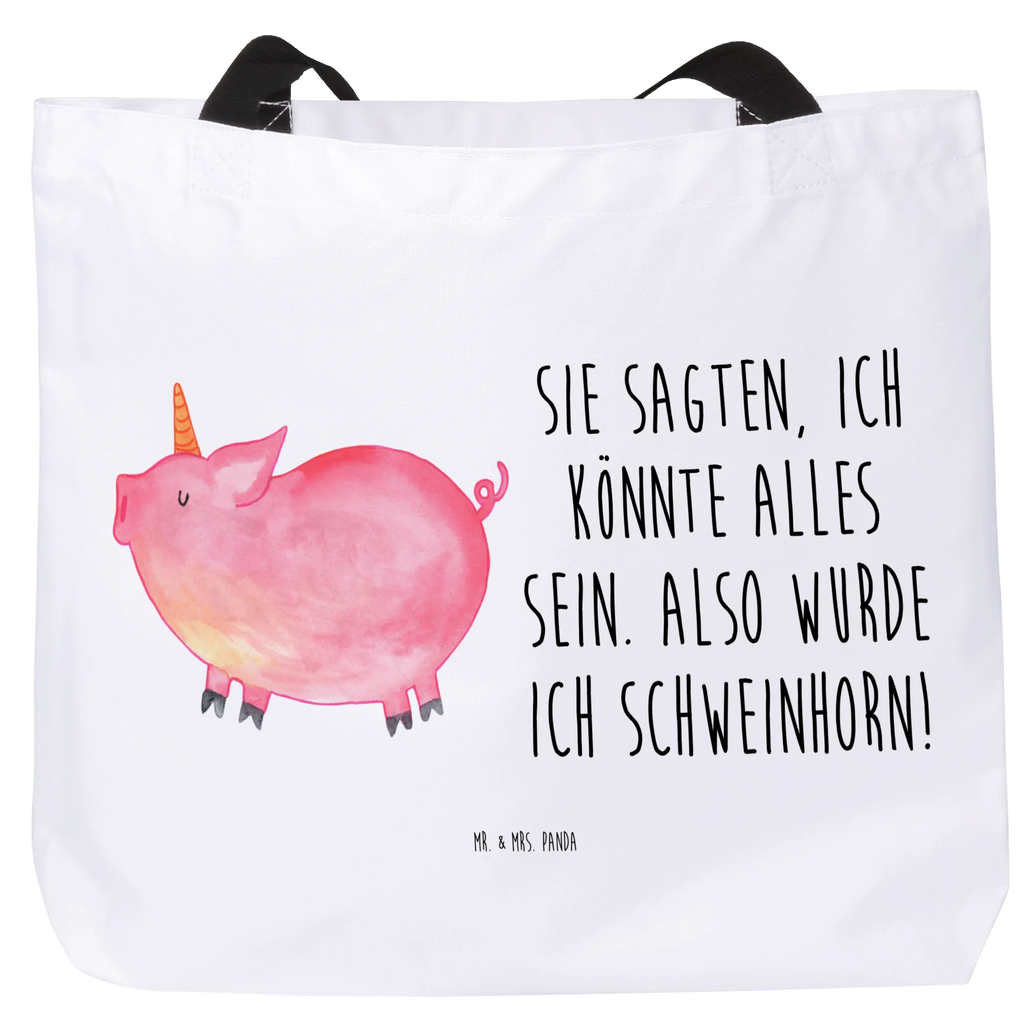 Shopper Einhorn Schwein Beutel, Einkaufstasche, Tasche, Strandtasche, Einkaufsbeutel, Shopper, Schultasche, Freizeittasche, Tragebeutel, Schulbeutel, Alltagstasche, Einhorn, Einhörner, Einhorn Deko, Unicorn, Party, Spaß, Schwein, Schweinhorn, Bauer, witzig. lustig, Spruch, geschenk, Pig, Piggy, funny, english, englisch