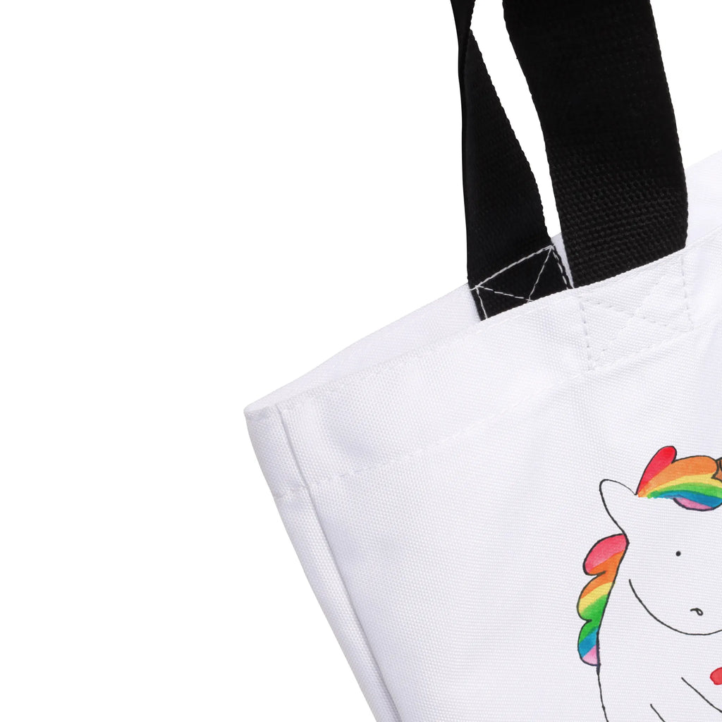 Shopper Einhorn Traurig Beutel, Einkaufstasche, Tasche, Strandtasche, Einkaufsbeutel, Shopper, Schultasche, Freizeittasche, Tragebeutel, Schulbeutel, Alltagstasche, Einhorn, Einhörner, Einhorn Deko, Pegasus, Unicorn, Glitzer, Trösten. Freundschaft, Freunde, Liebe, Trauer, Grußkarte, Blume