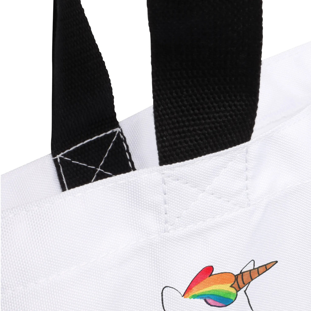 Shopper Einhorn Traurig Beutel, Einkaufstasche, Tasche, Strandtasche, Einkaufsbeutel, Shopper, Schultasche, Freizeittasche, Tragebeutel, Schulbeutel, Alltagstasche, Einhorn, Einhörner, Einhorn Deko, Pegasus, Unicorn, Glitzer, Trösten. Freundschaft, Freunde, Liebe, Trauer, Grußkarte, Blume