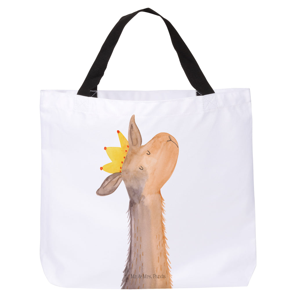 Shopper Lamakopf König Beutel, Einkaufstasche, Tasche, Strandtasche, Einkaufsbeutel, Shopper, Schultasche, Freizeittasche, Tragebeutel, Schulbeutel, Alltagstasche, Lama, Alpaka, Lamas, König, Königin, Freundin, Mama, Papa, Büro Kollege, Kollegin, Chef, Vorgesetzter, Abi, Abitur