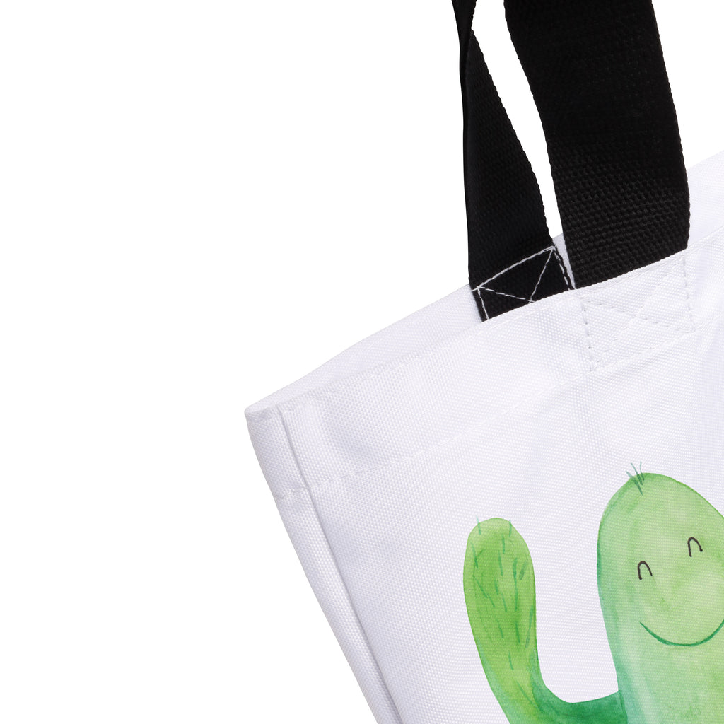 Shopper Kaktus Happy Beutel, Einkaufstasche, Tasche, Strandtasche, Einkaufsbeutel, Shopper, Schultasche, Freizeittasche, Tragebeutel, Schulbeutel, Alltagstasche, Kaktus, Kakteen, Motivation, Spruch, lustig, Kindersicherung, Neustart, Büro, Büroalltag, Kollege, Kollegin, Freundin, Mutter, Familie, Ausbildung