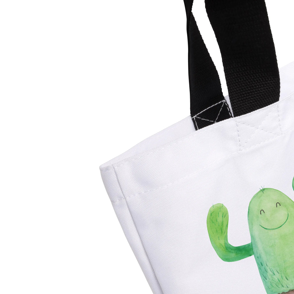 Shopper Kaktus Happy Beutel, Einkaufstasche, Tasche, Strandtasche, Einkaufsbeutel, Shopper, Schultasche, Freizeittasche, Tragebeutel, Schulbeutel, Alltagstasche, Kaktus, Kakteen, Motivation, Spruch, lustig, Kindersicherung, Neustart, Büro, Büroalltag, Kollege, Kollegin, Freundin, Mutter, Familie, Ausbildung