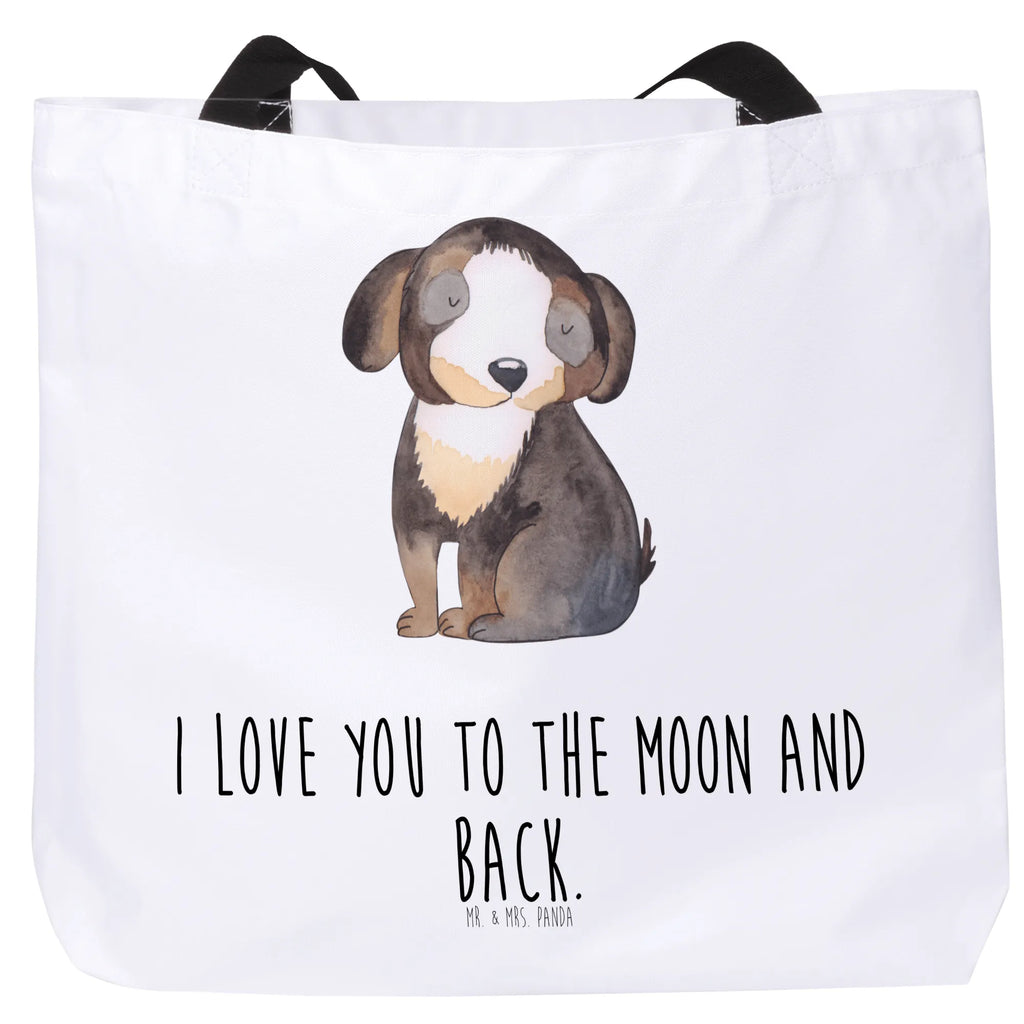 Shopper Hund Entspannen Beutel, Einkaufstasche, Tasche, Strandtasche, Einkaufsbeutel, Shopper, Schultasche, Freizeittasche, Tragebeutel, Schulbeutel, Alltagstasche, Hund, Hundemotiv, Haustier, Hunderasse, Tierliebhaber, Hundebesitzer, Sprüche, schwarzer Hund, Hundeliebe, Liebe, Hundeglück