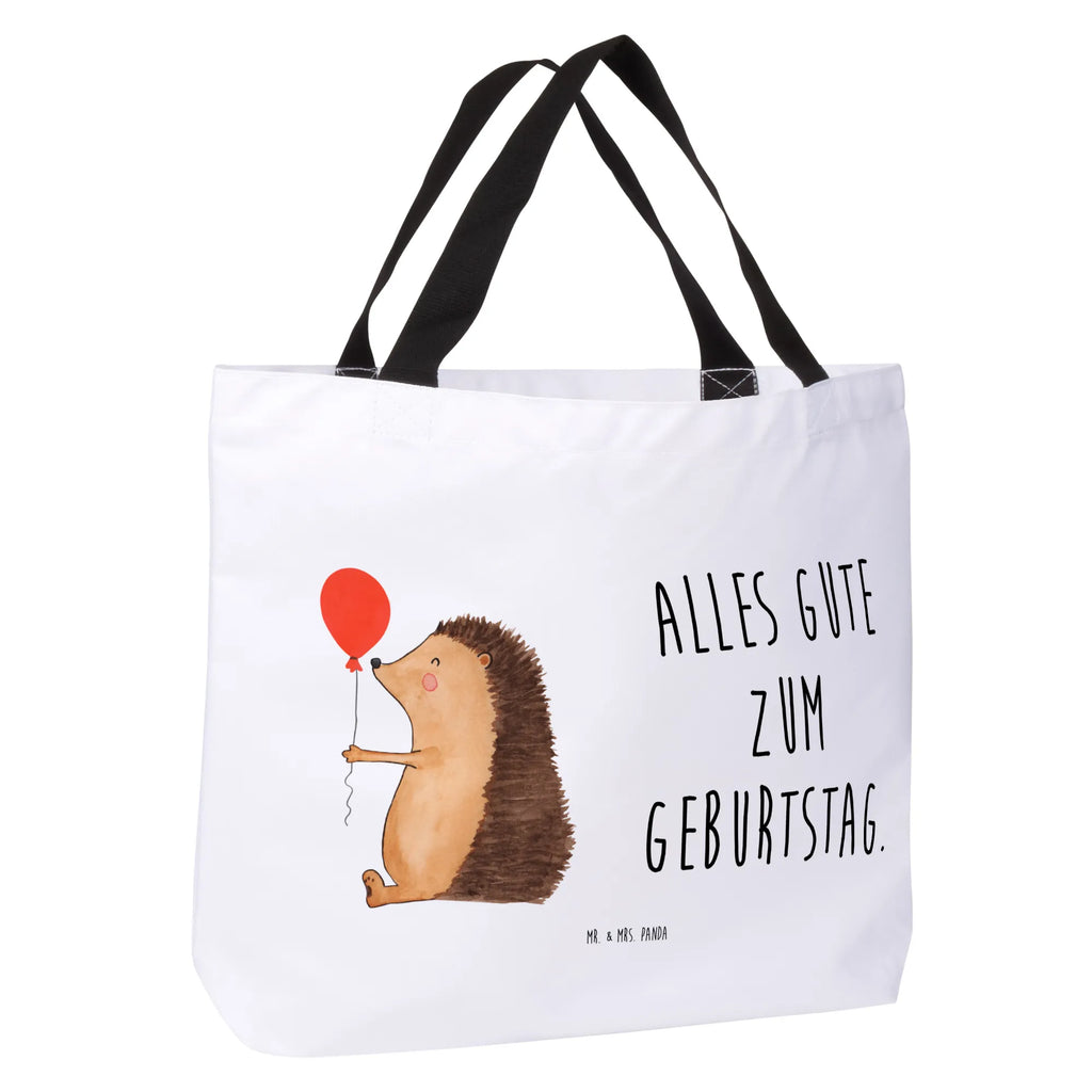 Shopper Igel Luftballon Beutel, Einkaufstasche, Tasche, Strandtasche, Einkaufsbeutel, Shopper, Schultasche, Freizeittasche, Tragebeutel, Schulbeutel, Alltagstasche, Tiermotive, Gute Laune, lustige Sprüche, Tiere, Igel, Geburtstag, Herzlichen Glückwunsch, Glückwunsch, Geburtstagskind, Ballon, Happy Birthday