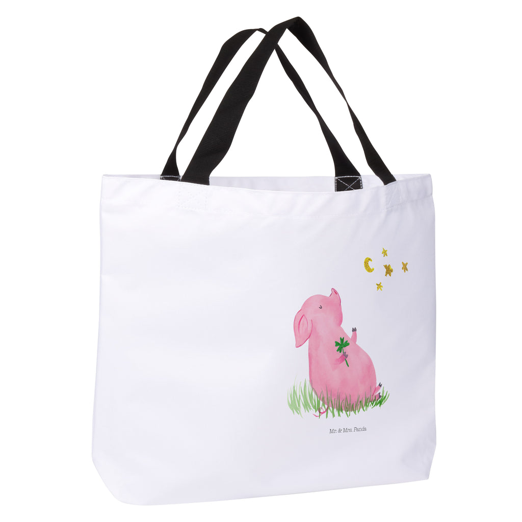 Shopper Schwein Glück Beutel, Einkaufstasche, Tasche, Strandtasche, Einkaufsbeutel, Shopper, Schultasche, Freizeittasche, Tragebeutel, Schulbeutel, Alltagstasche, Tiermotive, Gute Laune, lustige Sprüche, Tiere, Glücksschwein. Glück, Schwein, Schweinchen, Sterne, Sernchen, Ziele, Träume, Motivation, Glücksbringer