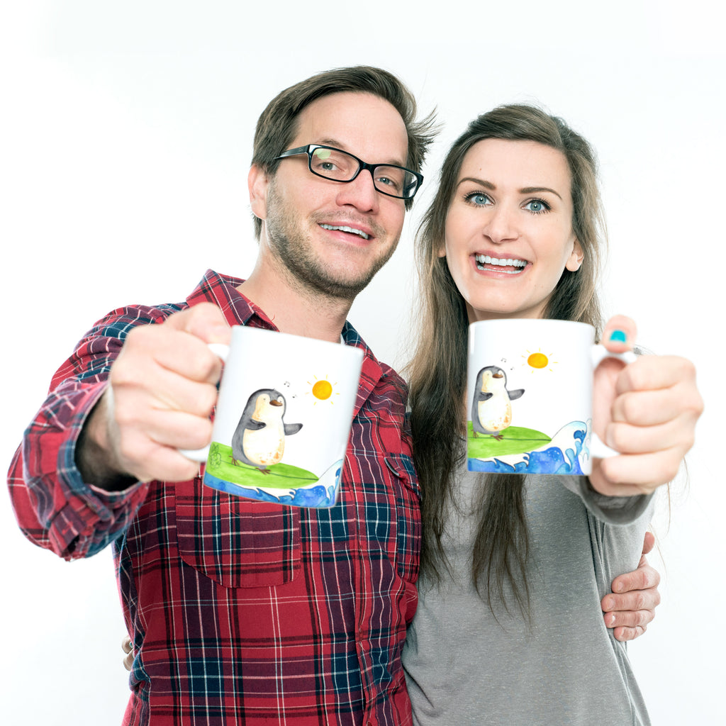 Kindertasse Pinguin Surfer Kindertasse, Kinder Tasse, Kunststoff Tasse, Kindergarten Tasse, Trinkbecher, Camping Becher, Kaffeetasse, Kunststoffbecher, Kindergartenbecher, Outdoorgeschirr, Kunststoffgeschirr, Reisebecher, Reisetasse, Kinderbecher, Bruchfeste Tasse, Bruchsichere Tasse, Plastik Tasse, Plastiktasse, Pinguin, Pinguine, surfen, Surfer, Hawaii, Urlaub, Wellen, Wellen reiten, Portugal