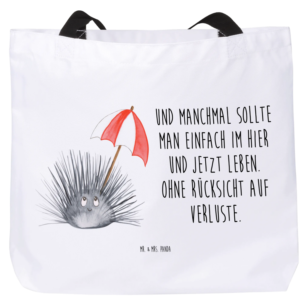 Shopper Seeigel Beutel, Einkaufstasche, Tasche, Strandtasche, Einkaufsbeutel, Shopper, Schultasche, Freizeittasche, Tragebeutel, Schulbeutel, Alltagstasche, Meerestiere, Meer, Urlaub, Seeigel, Achtsamkeit, Selbstakzeptanz, Selbstliebe, Hier und Jetzt, Leben, Lebe