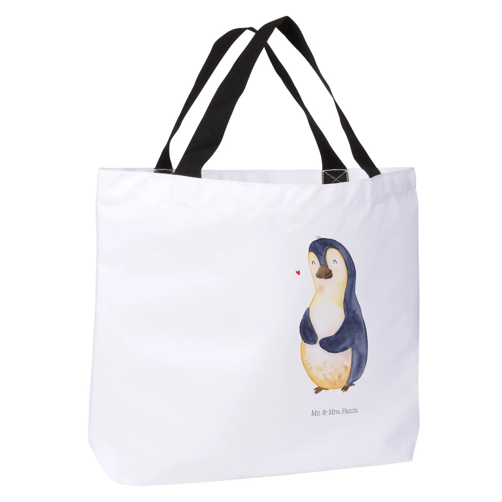 Shopper Pinguin Diät Beutel, Einkaufstasche, Tasche, Strandtasche, Einkaufsbeutel, Shopper, Schultasche, Freizeittasche, Tragebeutel, Schulbeutel, Alltagstasche, Pinguin, Pinguine, Diät, Abnehmen, Abspecken, Gewicht, Motivation, Selbstliebe, Körperliebe, Selbstrespekt