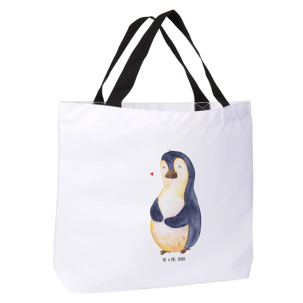 Shopper Pinguin Diät Beutel, Einkaufstasche, Tasche, Strandtasche, Einkaufsbeutel, Shopper, Schultasche, Freizeittasche, Tragebeutel, Schulbeutel, Alltagstasche, Pinguin, Pinguine, Diät, Abnehmen, Abspecken, Gewicht, Motivation, Selbstliebe, Körperliebe, Selbstrespekt