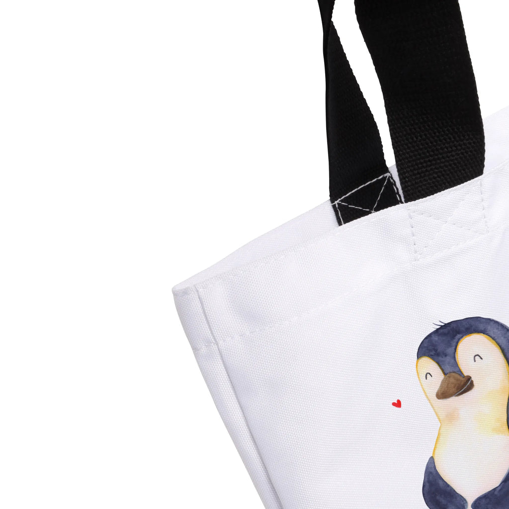 Shopper Pinguin Diät Beutel, Einkaufstasche, Tasche, Strandtasche, Einkaufsbeutel, Shopper, Schultasche, Freizeittasche, Tragebeutel, Schulbeutel, Alltagstasche, Pinguin, Pinguine, Diät, Abnehmen, Abspecken, Gewicht, Motivation, Selbstliebe, Körperliebe, Selbstrespekt