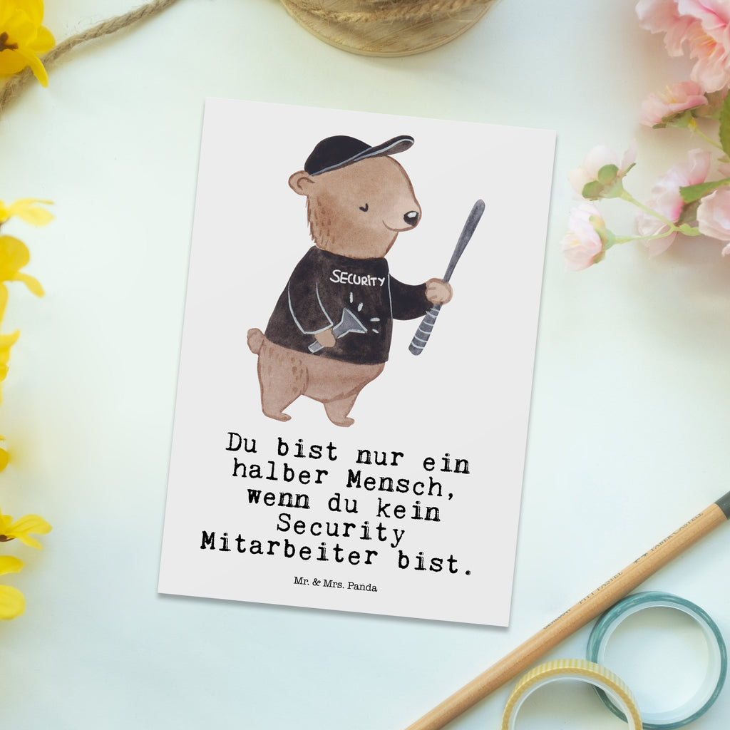 Postkarte Security Mitarbeiter mit Herz Postkarte, Karte, Geschenkkarte, Grußkarte, Einladung, Ansichtskarte, Geburtstagskarte, Einladungskarte, Dankeskarte, Ansichtskarten, Einladung Geburtstag, Einladungskarten Geburtstag, Beruf, Ausbildung, Jubiläum, Abschied, Rente, Kollege, Kollegin, Geschenk, Schenken, Arbeitskollege, Mitarbeiter, Firma, Danke, Dankeschön