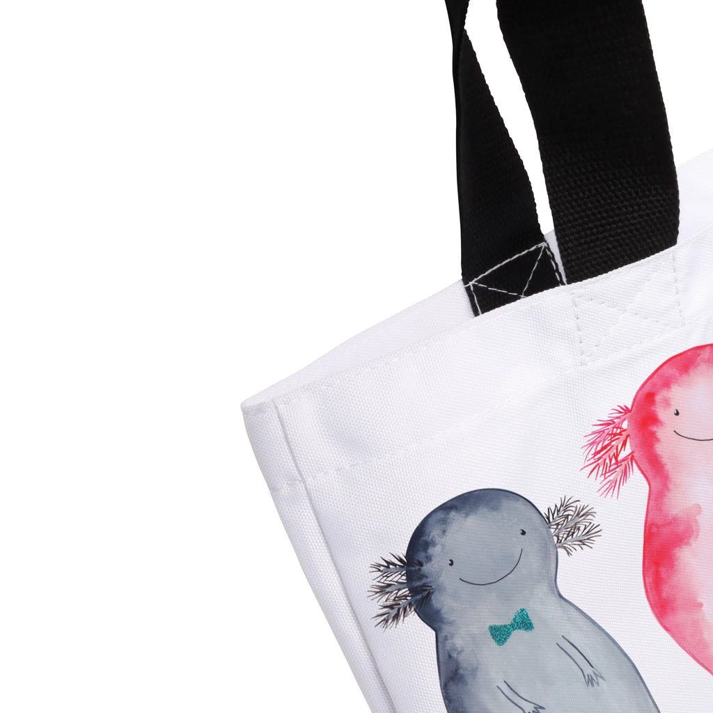 Shopper Axolotl Freundin Beutel, Einkaufstasche, Tasche, Strandtasche, Einkaufsbeutel, Shopper, Schultasche, Freizeittasche, Tragebeutel, Schulbeutel, Alltagstasche, Axolotl, Molch, Axolot, Schwanzlurch, Lurch, Lurche, Liebe, große Liebe, Liebesbeweis, Freund, Verlobter, Ehemann, Jahrestag, Valentinstag