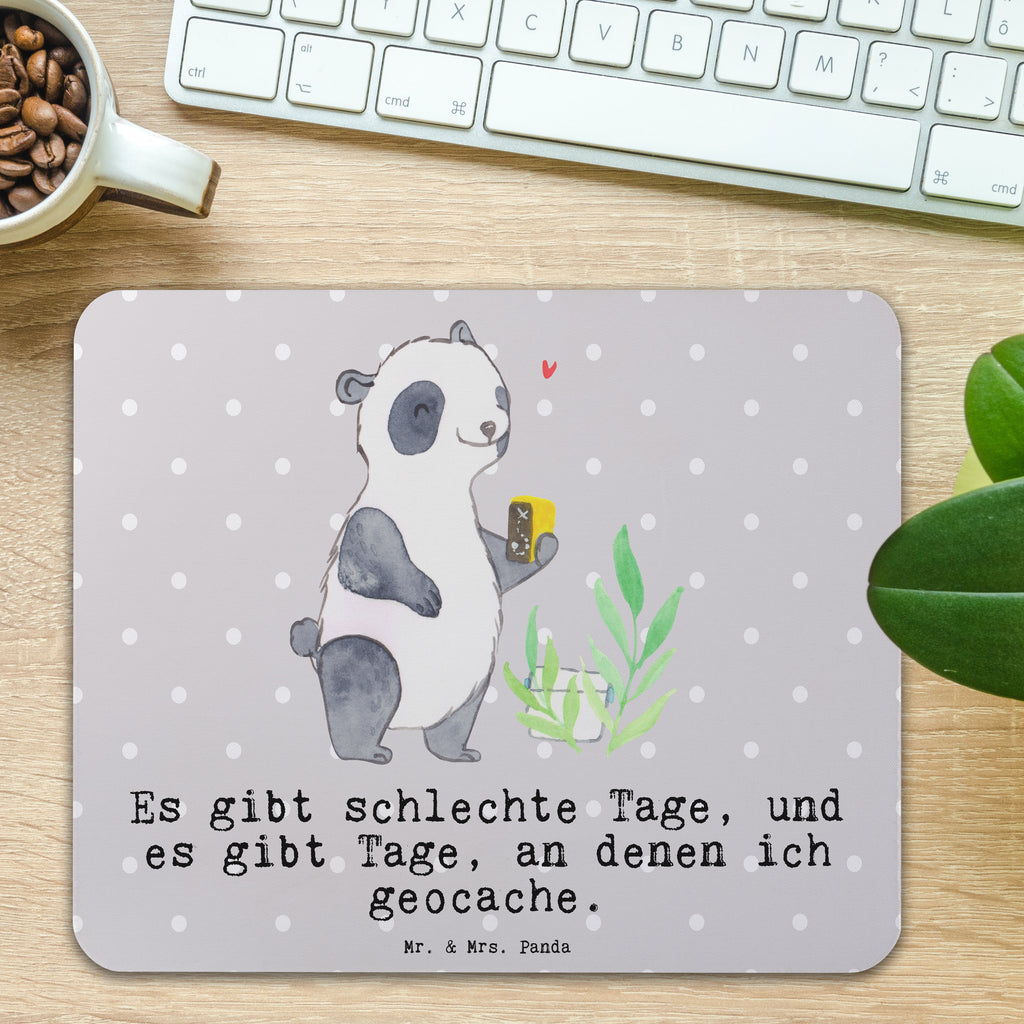 Mauspad Panda Geocaching Tage Mousepad, Computer zubehör, Büroausstattung, PC Zubehör, Arbeitszimmer, Mauspad, Einzigartiges Mauspad, Designer Mauspad, Mausunterlage, Mauspad Büro, Geschenk, Sport, Sportart, Hobby, Schenken, Danke, Dankeschön, Auszeichnung, Gewinn, Sportler, Geocaching, Schatzsuchen, GPS Schnitzeljagd, Opencaching