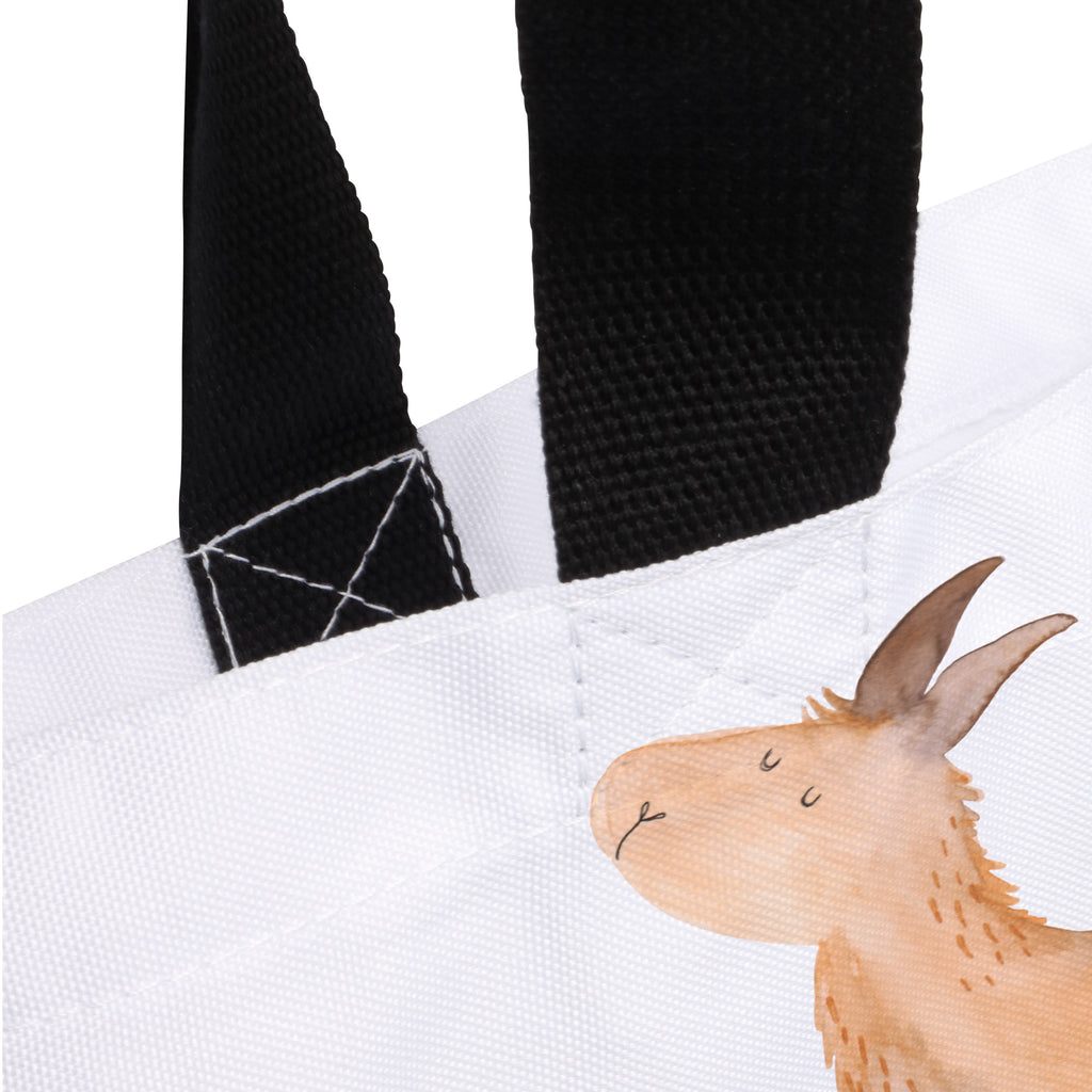 Shopper Lama Regenbogen Beutel, Einkaufstasche, Tasche, Strandtasche, Einkaufsbeutel, Shopper, Schultasche, Freizeittasche, Tragebeutel, Schulbeutel, Alltagstasche, Lama, Alpaka, Lamas, Regenbogen, Haters gonna hate, Haters, Selbstständig, Außenseiter, Schule, Abi, Hobby, Wolkenland, Freiheit