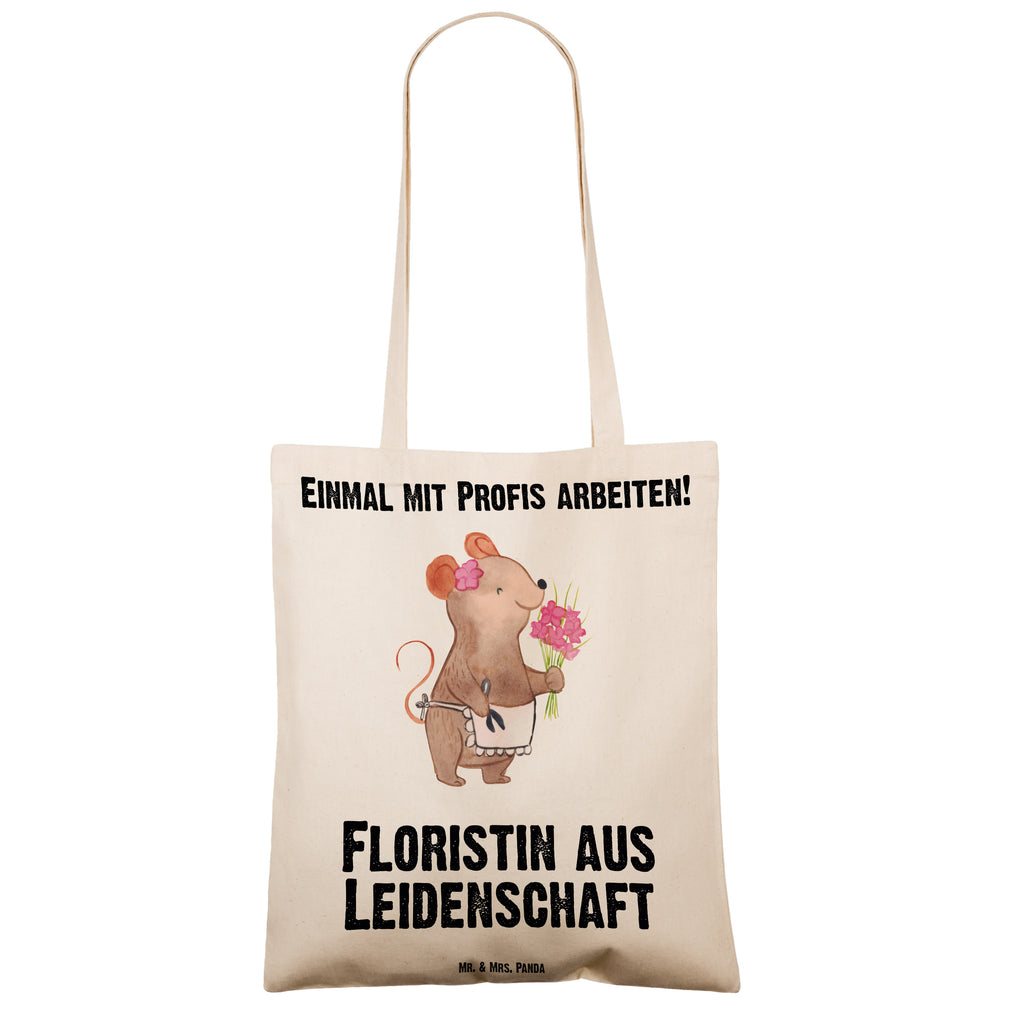 Tragetasche Floristin aus Leidenschaft Beuteltasche, Beutel, Einkaufstasche, Jutebeutel, Stoffbeutel, Tasche, Shopper, Umhängetasche, Strandtasche, Schultertasche, Stofftasche, Tragetasche, Badetasche, Jutetasche, Einkaufstüte, Laptoptasche, Beruf, Ausbildung, Jubiläum, Abschied, Rente, Kollege, Kollegin, Geschenk, Schenken, Arbeitskollege, Mitarbeiter, Firma, Danke, Dankeschön, Blumenhändlerin, Floristin, Blumenlanden, Blumenprofi