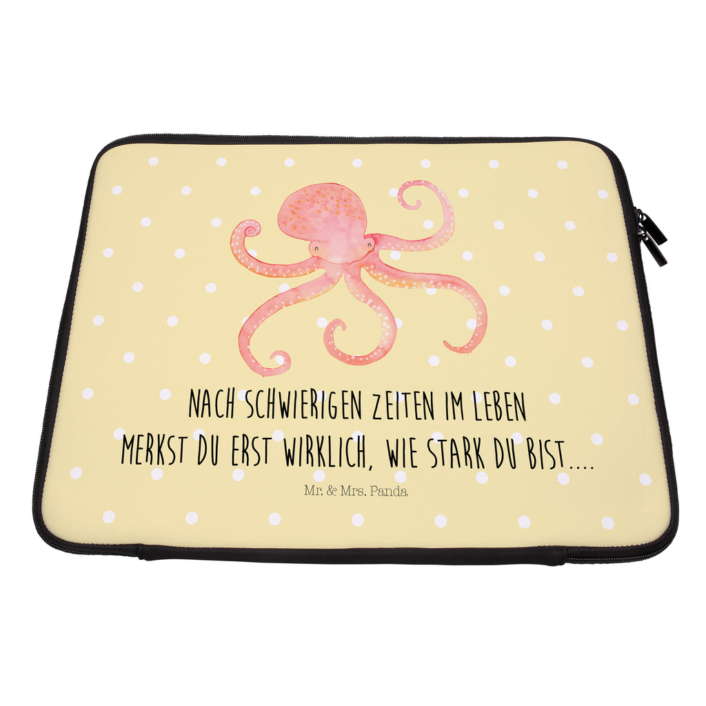 Notebook Tasche Tintenfisch Notebook Tasche, Laptop, Computertasche, Tasche, Notebook-Tasche, Notebook-Reisehülle, Notebook Schutz, Tiermotive, Gute Laune, lustige Sprüche, Tiere, Meer, Meerestier, Krake, Tintenfisch, Arme, Wasser, Ozean