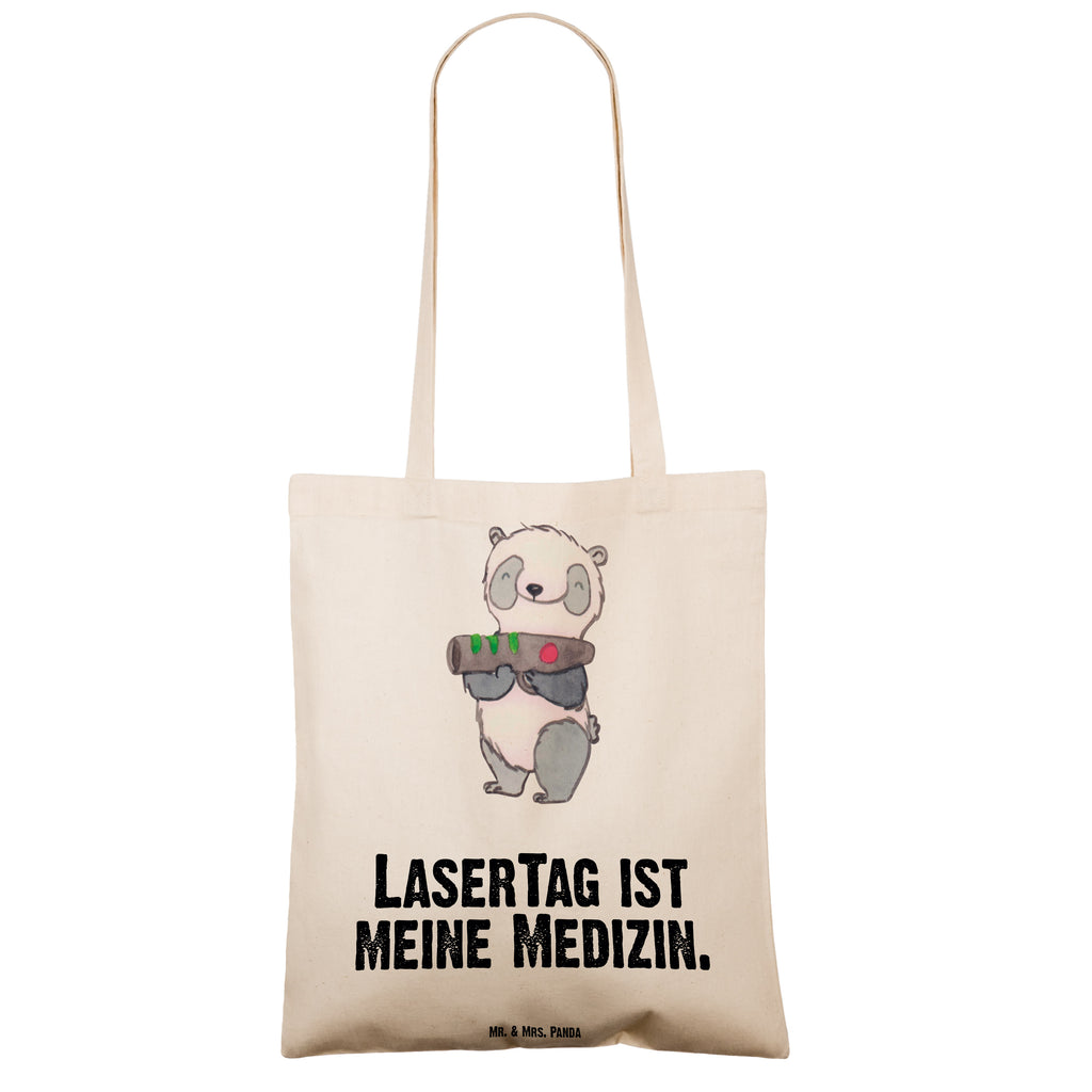 Tragetasche Panda LaserTag Medizin Beuteltasche, Beutel, Einkaufstasche, Jutebeutel, Stoffbeutel, Tasche, Shopper, Umhängetasche, Strandtasche, Schultertasche, Stofftasche, Tragetasche, Badetasche, Jutetasche, Einkaufstüte, Laptoptasche, Geschenk, Sport, Sportart, Hobby, Schenken, Danke, Dankeschön, Auszeichnung, Gewinn, Sportler, Lasertag, Lasergame Zentrum