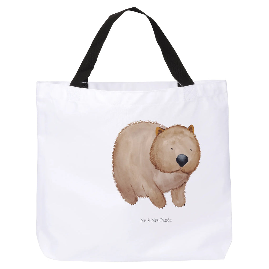 Shopper Wombat Beutel, Einkaufstasche, Tasche, Strandtasche, Einkaufsbeutel, Shopper, Schultasche, Freizeittasche, Tragebeutel, Schulbeutel, Alltagstasche, Tiermotive, Gute Laune, lustige Sprüche, Tiere, Wombat, Das Leben ist schön, Motivation, Spruch, Australien