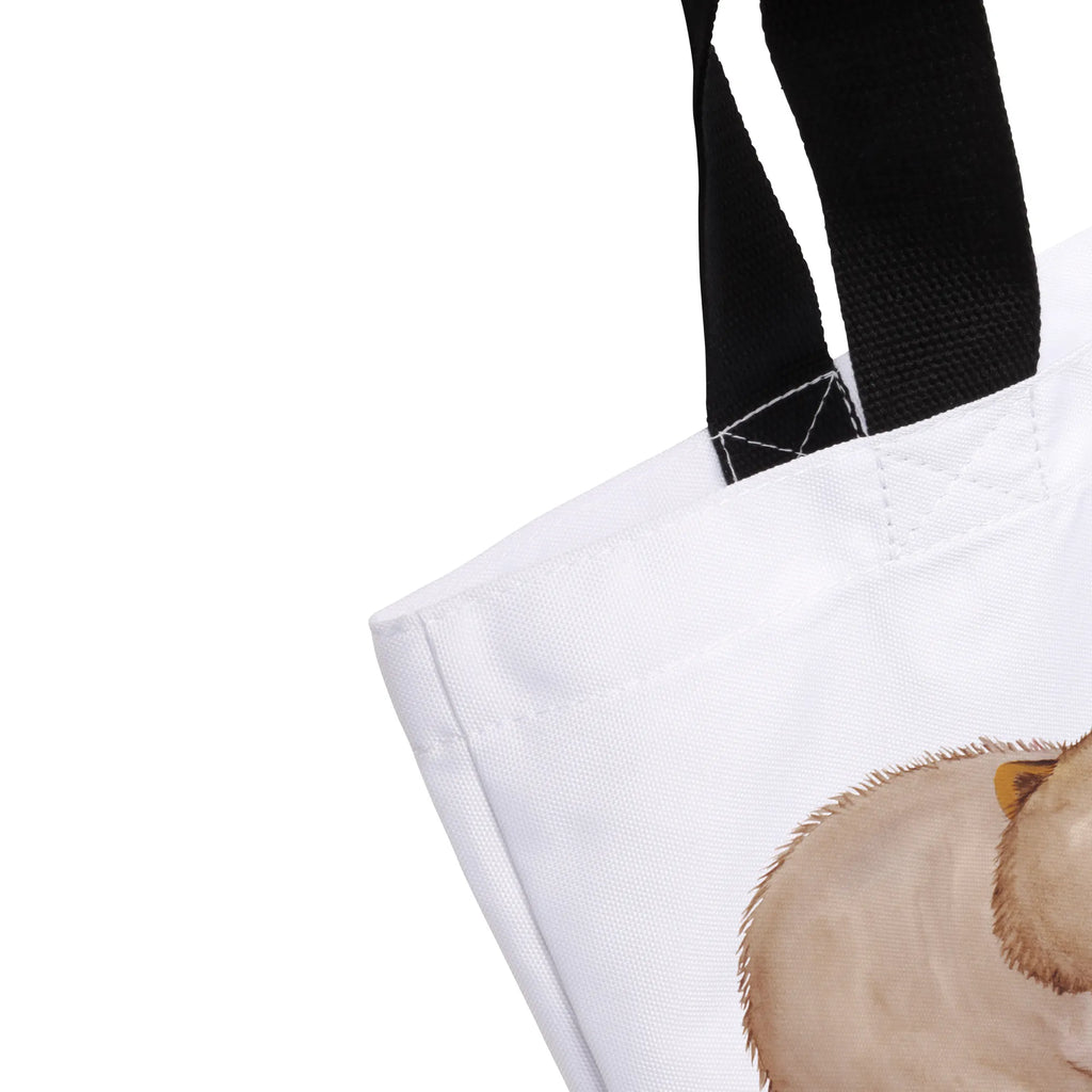 Shopper Wombat Beutel, Einkaufstasche, Tasche, Strandtasche, Einkaufsbeutel, Shopper, Schultasche, Freizeittasche, Tragebeutel, Schulbeutel, Alltagstasche, Tiermotive, Gute Laune, lustige Sprüche, Tiere, Wombat, Das Leben ist schön, Motivation, Spruch, Australien