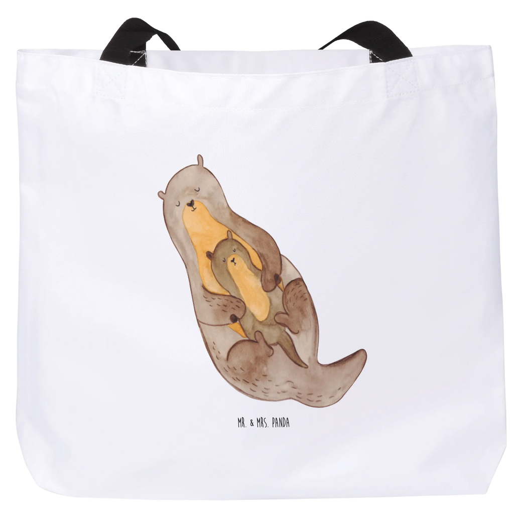 Shopper Otter Kind Beutel, Einkaufstasche, Tasche, Strandtasche, Einkaufsbeutel, Shopper, Schultasche, Freizeittasche, Tragebeutel, Schulbeutel, Alltagstasche, Otter, Fischotter, Seeotter, Otter Seeotter See Otter