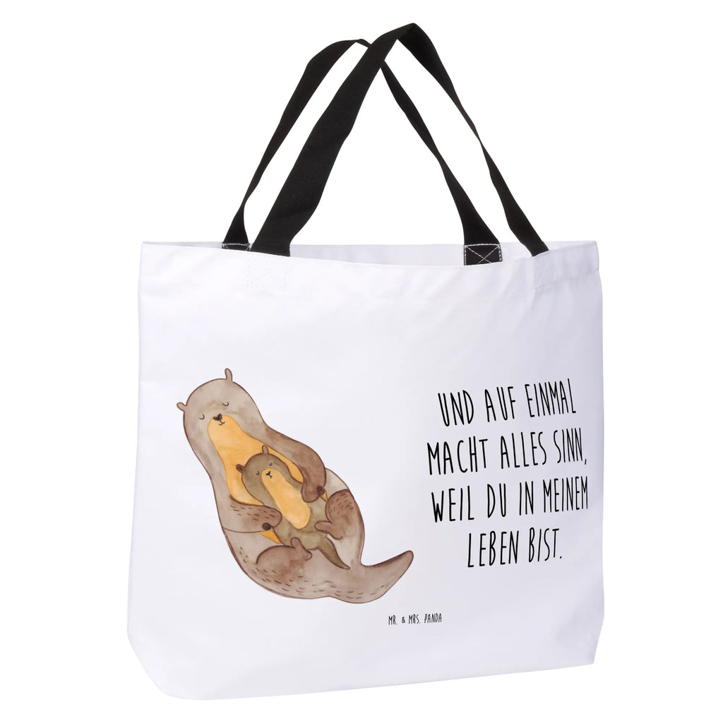 Shopper Otter Kind Beutel, Einkaufstasche, Tasche, Strandtasche, Einkaufsbeutel, Shopper, Schultasche, Freizeittasche, Tragebeutel, Schulbeutel, Alltagstasche, Otter, Fischotter, Seeotter, Otter Seeotter See Otter