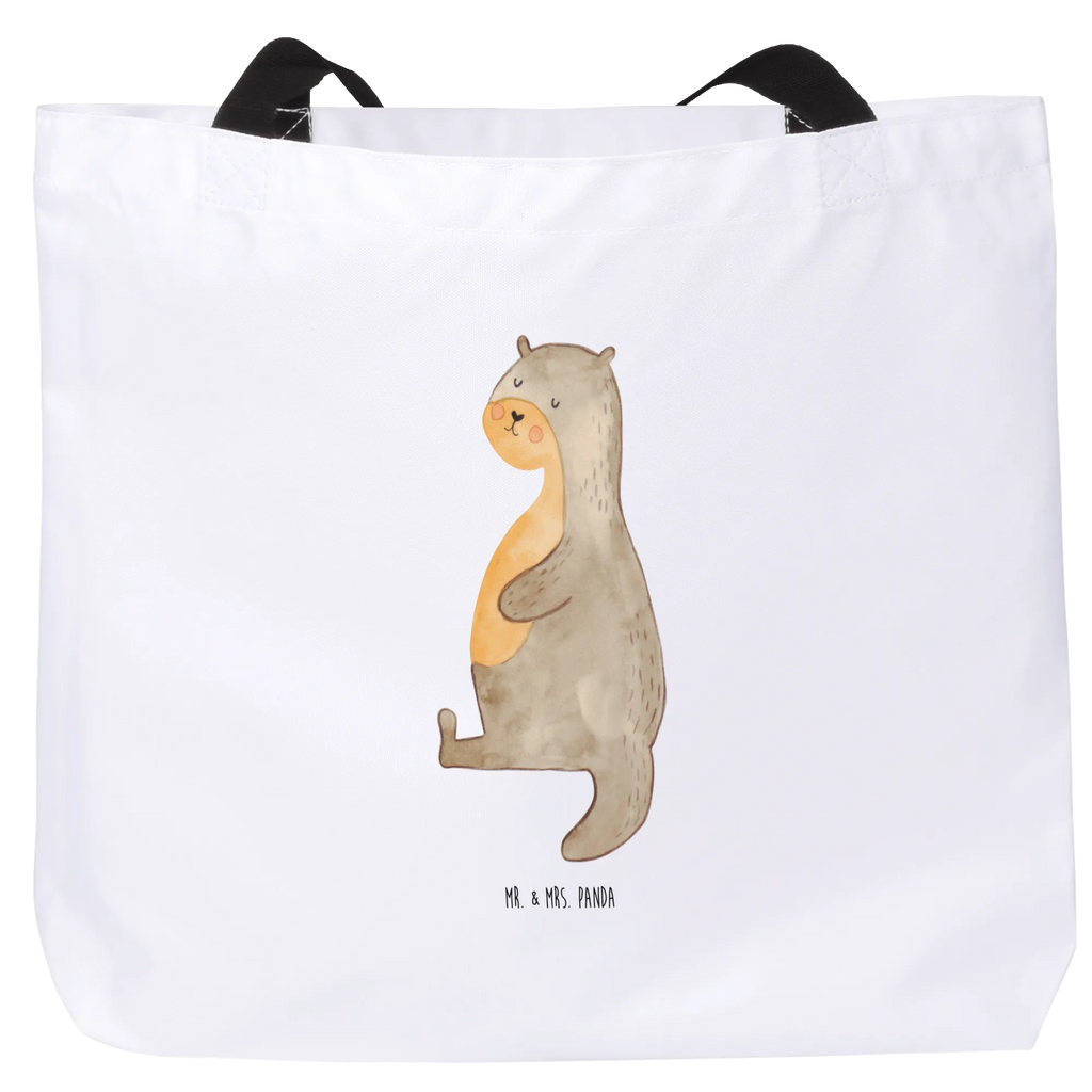 Shopper Otter Bauch Beutel, Einkaufstasche, Tasche, Strandtasche, Einkaufsbeutel, Shopper, Schultasche, Freizeittasche, Tragebeutel, Schulbeutel, Alltagstasche, Otter, Fischotter, Seeotter, Otter Seeotter See Otter