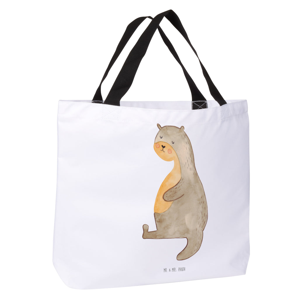 Shopper Otter Bauch Beutel, Einkaufstasche, Tasche, Strandtasche, Einkaufsbeutel, Shopper, Schultasche, Freizeittasche, Tragebeutel, Schulbeutel, Alltagstasche, Otter, Fischotter, Seeotter, Otter Seeotter See Otter