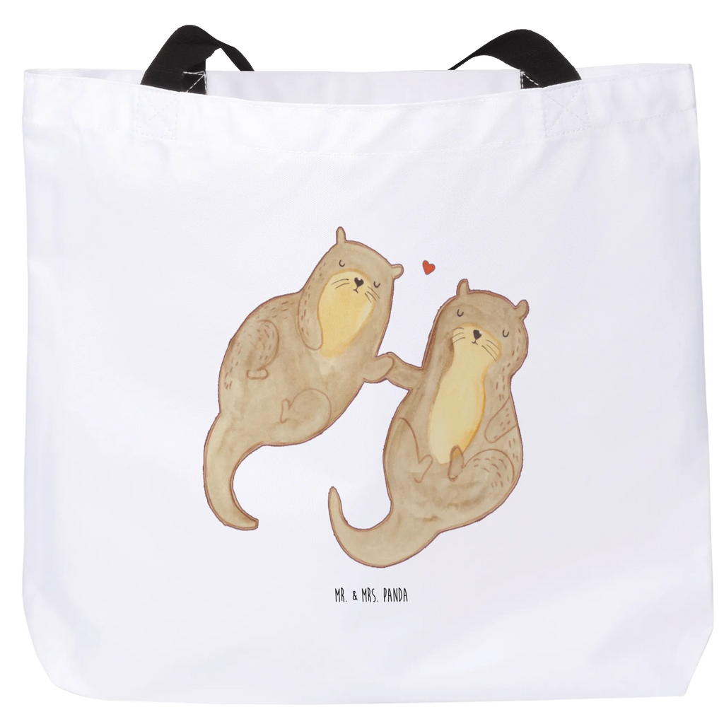 Shopper Otter Hände halten Beutel, Einkaufstasche, Tasche, Strandtasche, Einkaufsbeutel, Shopper, Schultasche, Freizeittasche, Tragebeutel, Schulbeutel, Alltagstasche, Otter, Fischotter, Seeotter, Otter Seeotter See Otter