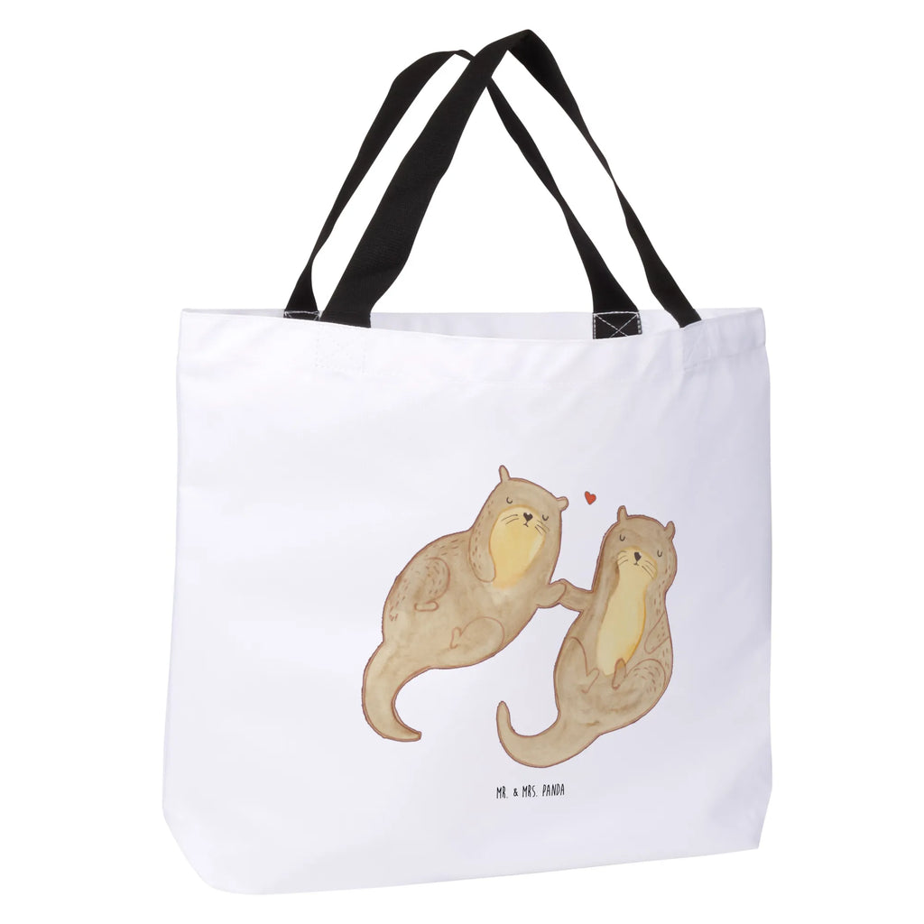 Shopper Otter Hände halten Beutel, Einkaufstasche, Tasche, Strandtasche, Einkaufsbeutel, Shopper, Schultasche, Freizeittasche, Tragebeutel, Schulbeutel, Alltagstasche, Otter, Fischotter, Seeotter, Otter Seeotter See Otter