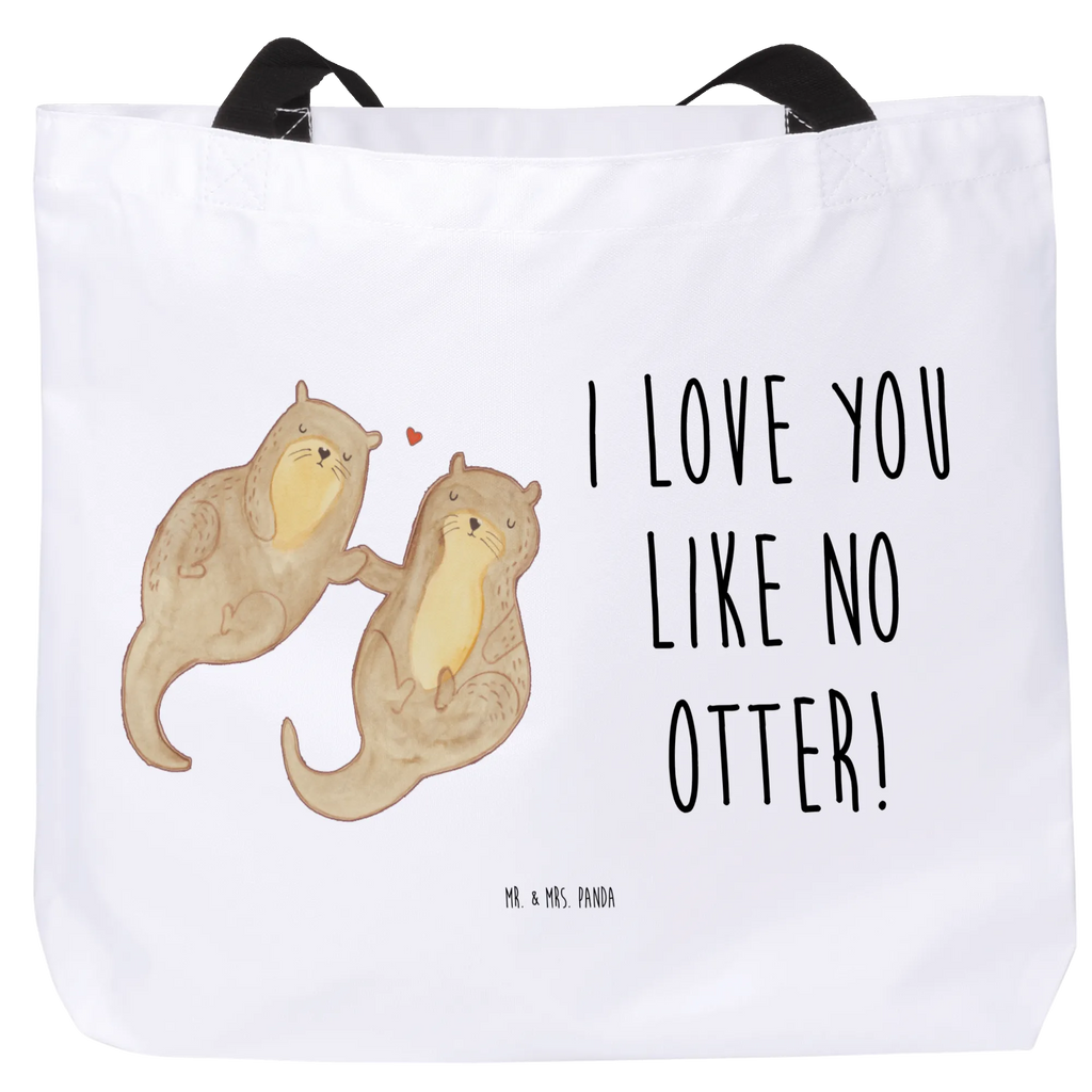 Shopper Otter Hände halten Beutel, Einkaufstasche, Tasche, Strandtasche, Einkaufsbeutel, Shopper, Schultasche, Freizeittasche, Tragebeutel, Schulbeutel, Alltagstasche, Otter, Fischotter, Seeotter, Otter Seeotter See Otter