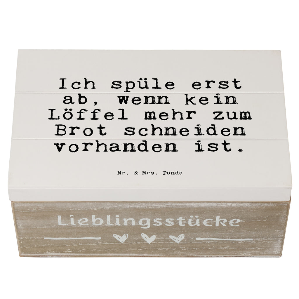 Holzkiste Sprüche und Zitate Ich spüle erst ab, wenn kein Löffel mehr zum Brot schneiden vorhanden ist. Holzkiste, Kiste, Schatzkiste, Truhe, Schatulle, XXL, Erinnerungsbox, Erinnerungskiste, Dekokiste, Aufbewahrungsbox, Geschenkbox, Geschenkdose, Spruch, Sprüche, lustige Sprüche, Weisheiten, Zitate, Spruch Geschenke, Spruch Sprüche Weisheiten Zitate Lustig Weisheit Worte