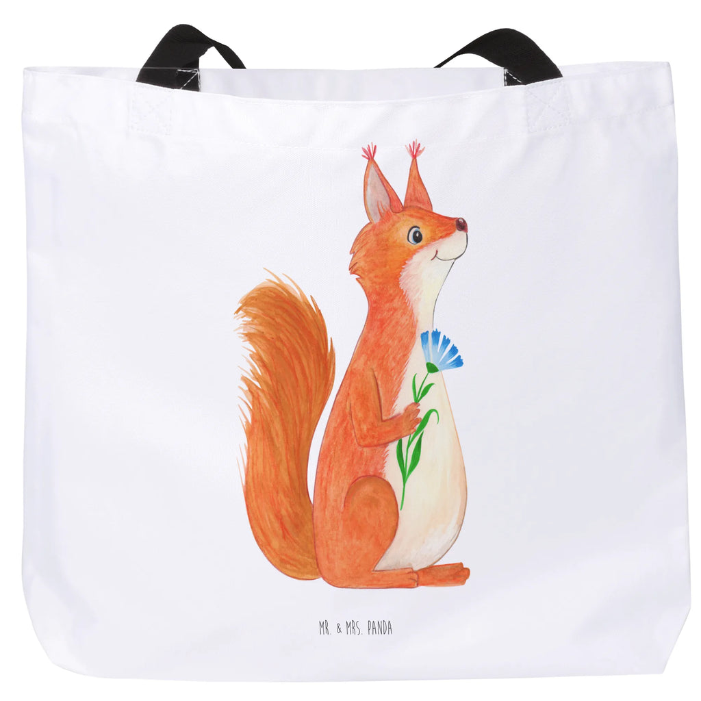 Shopper Eichhörnchen Blume Beutel, Einkaufstasche, Tasche, Strandtasche, Einkaufsbeutel, Shopper, Schultasche, Freizeittasche, Tragebeutel, Schulbeutel, Alltagstasche, Tiermotive, Gute Laune, lustige Sprüche, Tiere, Eichhörnchen, Eichhorn, Spruch positiv, Lachen, Spaß, Motivation Sprüche, Motivation Bilder, glücklich Spruch, Spruch Deko