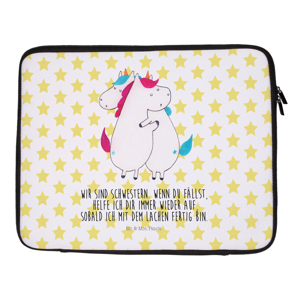 Notebook Tasche Einhörner Umarmen Notebook Tasche, Laptop, Computertasche, Tasche, Notebook-Tasche, Notebook-Reisehülle, Notebook Schutz, Einhorn, Einhörner, Einhorn Deko, Pegasus, Unicorn, Freundinnen, Freundin, BFF, Schwester, Schwestern, Familie, Geschwister, Sister, Liebe