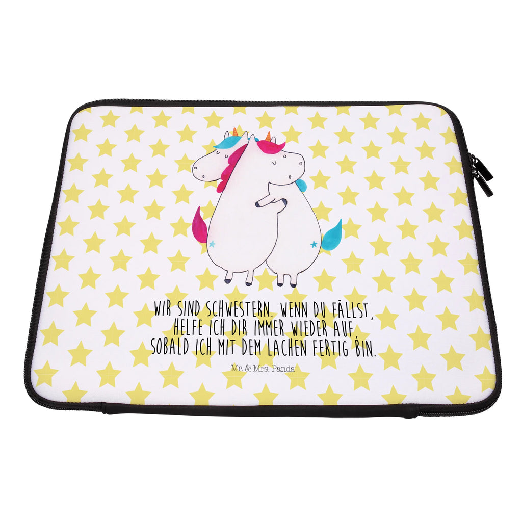 Notebook Tasche Einhörner Umarmen Notebook Tasche, Laptop, Computertasche, Tasche, Notebook-Tasche, Notebook-Reisehülle, Notebook Schutz, Einhorn, Einhörner, Einhorn Deko, Pegasus, Unicorn, Freundinnen, Freundin, BFF, Schwester, Schwestern, Familie, Geschwister, Sister, Liebe