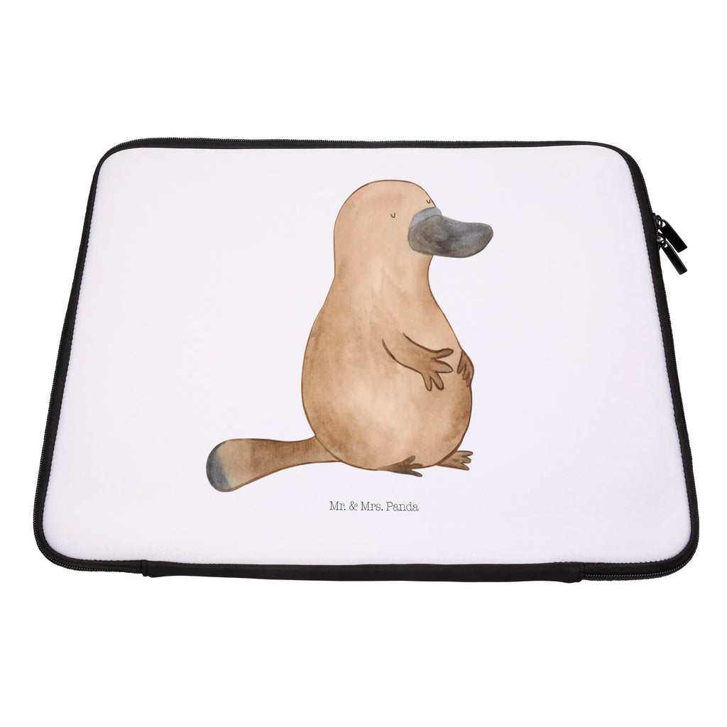 Notebook Tasche Schnabeltier Mut Notebook Tasche, Laptop, Computertasche, Tasche, Notebook-Tasche, Notebook-Reisehülle, Notebook Schutz, Meerestiere, Meer, Urlaub, Schnabeltier, Mut, mutig, Lebensweisheit, Schnabeltiere, Motivation, Training, Büro, Arbeit, Neuanfang, Neustart, Weltreise, Raodtrip