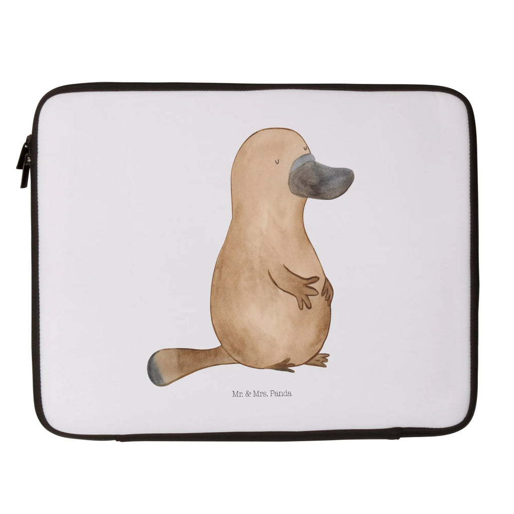 Notebook Tasche Schnabeltier Mut Notebook Tasche, Laptop, Computertasche, Tasche, Notebook-Tasche, Notebook-Reisehülle, Notebook Schutz, Meerestiere, Meer, Urlaub, Schnabeltier, Mut, mutig, Lebensweisheit, Schnabeltiere, Motivation, Training, Büro, Arbeit, Neuanfang, Neustart, Weltreise, Raodtrip