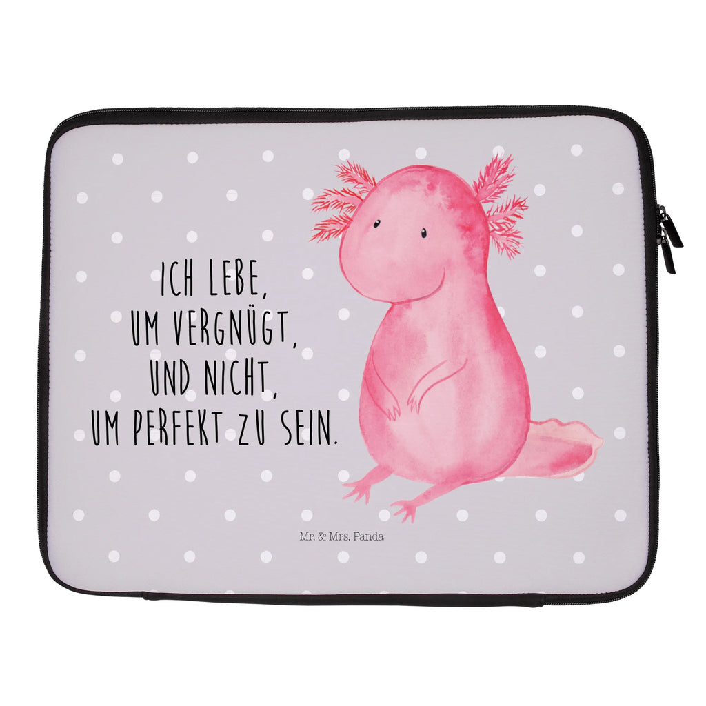 Notebook Tasche Axolotl null Notebook Tasche, Laptop, Computertasche, Tasche, Notebook-Tasche, Notebook-Reisehülle, Notebook Schutz, Axolotl, Molch, Axolot, vergnügt, fröhlich, zufrieden, Lebensstil, Weisheit, Lebensweisheit, Liebe, Freundin