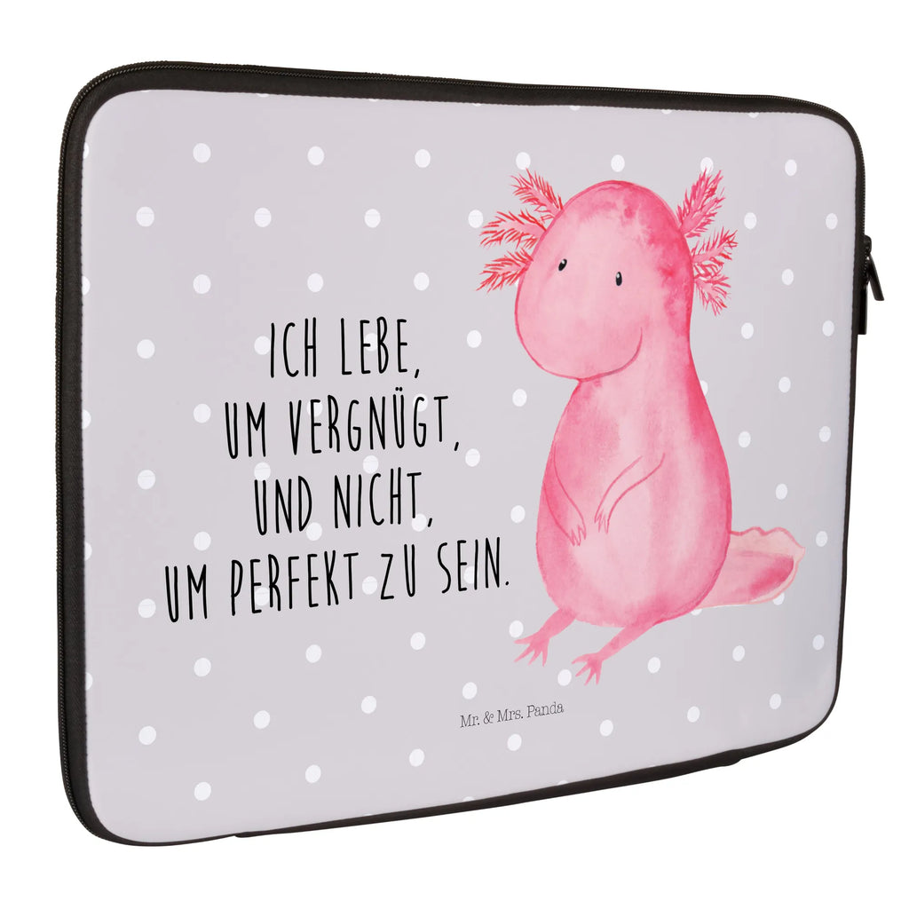 Notebook Tasche Axolotl null Notebook Tasche, Laptop, Computertasche, Tasche, Notebook-Tasche, Notebook-Reisehülle, Notebook Schutz, Axolotl, Molch, Axolot, vergnügt, fröhlich, zufrieden, Lebensstil, Weisheit, Lebensweisheit, Liebe, Freundin