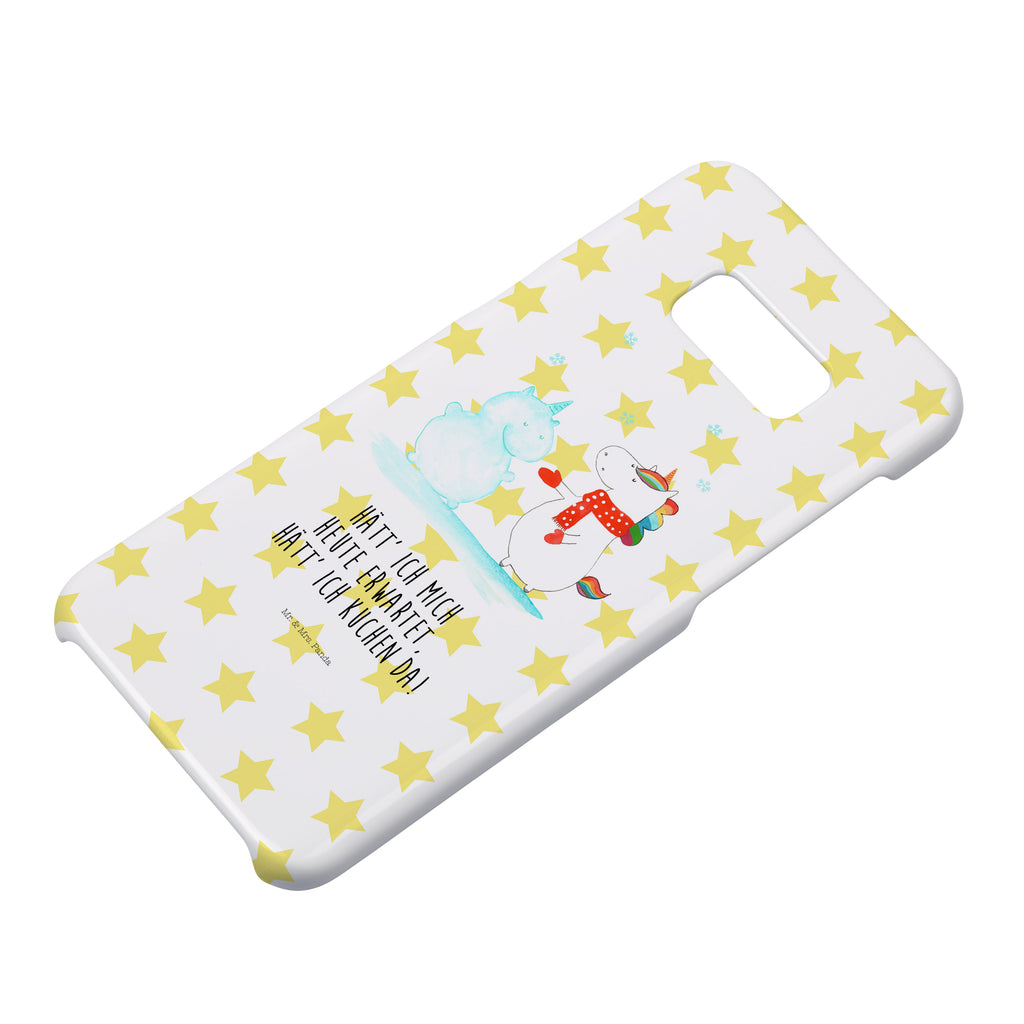 Handyhülle Einhorn Schneemann Handyhülle, Handycover, Cover, Handy, Hülle, Iphone 10, Iphone X, Einhorn, Einhörner, Einhorn Deko, Pegasus, Unicorn, Schneemann, Winter, Schnee, Kuchen, Weihnachten, kalt, Mütze, Handschuhe, X-Mas