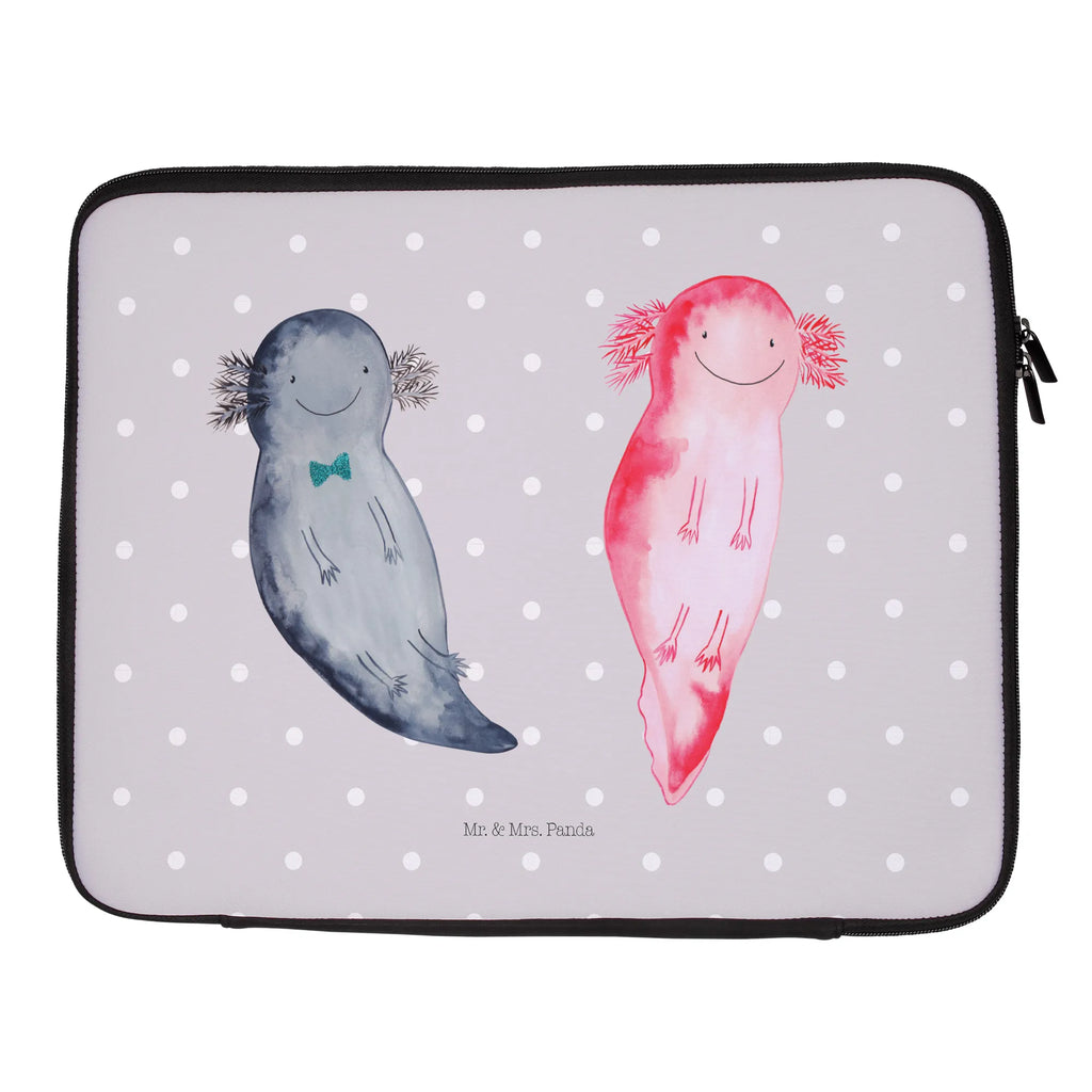 Notebook Tasche Axolotl Freundin Notebook Tasche, Laptop, Computertasche, Tasche, Notebook-Tasche, Notebook-Reisehülle, Notebook Schutz, Axolotl, Molch, Axolot, Schwanzlurch, Lurch, Lurche, Liebe, große Liebe, Liebesbeweis, Freund, Verlobter, Ehemann, Jahrestag, Valentinstag