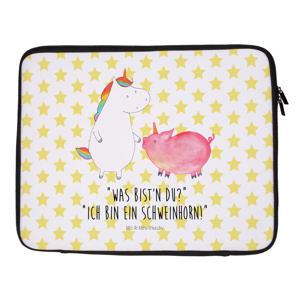 Notebook Tasche Einhorn Schwein Notebook Tasche, Laptop, Computertasche, Tasche, Notebook-Tasche, Notebook-Reisehülle, Notebook Schutz, Einhorn, Einhörner, Einhorn Deko, Pegasus, Unicorn, Freundschaft, Schweinhorn, Schwein, Freundin, Schweinchen