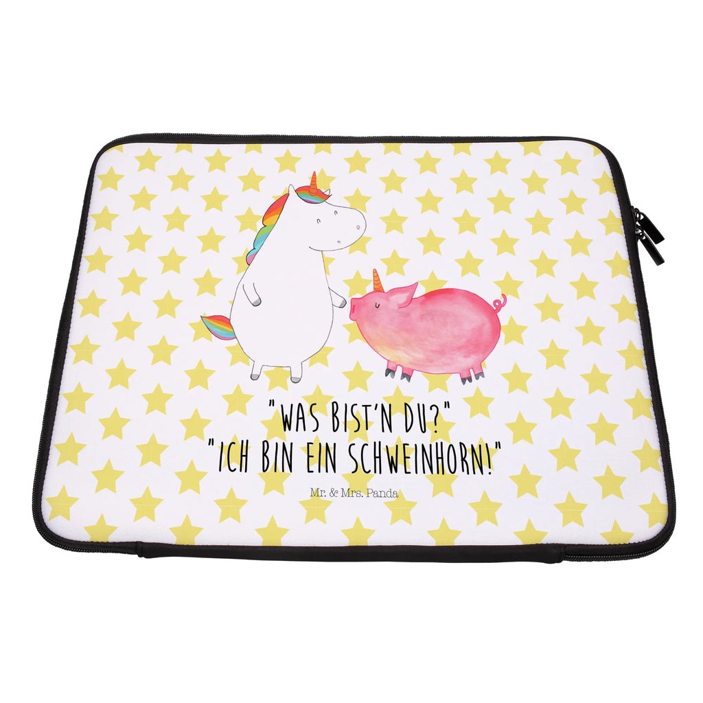 Notebook Tasche Einhorn Schwein Notebook Tasche, Laptop, Computertasche, Tasche, Notebook-Tasche, Notebook-Reisehülle, Notebook Schutz, Einhorn, Einhörner, Einhorn Deko, Pegasus, Unicorn, Freundschaft, Schweinhorn, Schwein, Freundin, Schweinchen