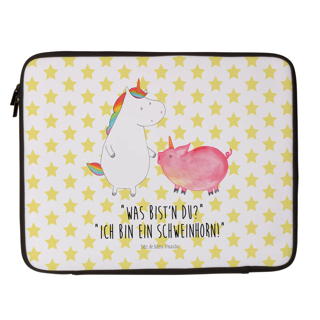 Notebook Tasche Einhorn Schwein Notebook Tasche, Laptop, Computertasche, Tasche, Notebook-Tasche, Notebook-Reisehülle, Notebook Schutz, Einhorn, Einhörner, Einhorn Deko, Pegasus, Unicorn, Freundschaft, Schweinhorn, Schwein, Freundin, Schweinchen