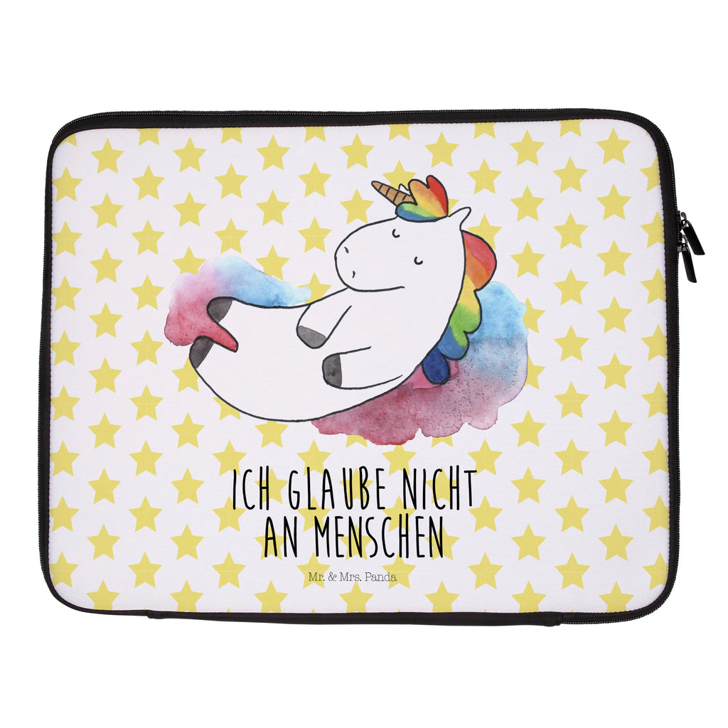 Notebook Tasche Einhorn Wolke 7 Notebook Tasche, Laptop, Computertasche, Tasche, Notebook-Tasche, Notebook-Reisehülle, Notebook Schutz, Einhorn, Einhörner, Einhorn Deko, Pegasus, Unicorn, verliebt, Menschen, witzig, lustig, Geschenk, Glaube, Realität, Lächeln