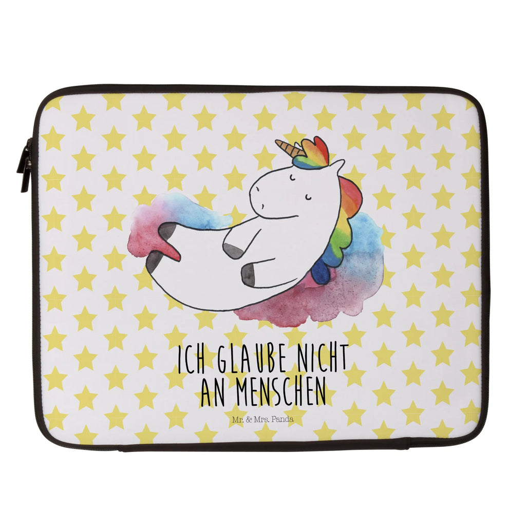 Notebook Tasche Einhorn Wolke 7 Notebook Tasche, Laptop, Computertasche, Tasche, Notebook-Tasche, Notebook-Reisehülle, Notebook Schutz, Einhorn, Einhörner, Einhorn Deko, Pegasus, Unicorn, verliebt, Menschen, witzig, lustig, Geschenk, Glaube, Realität, Lächeln